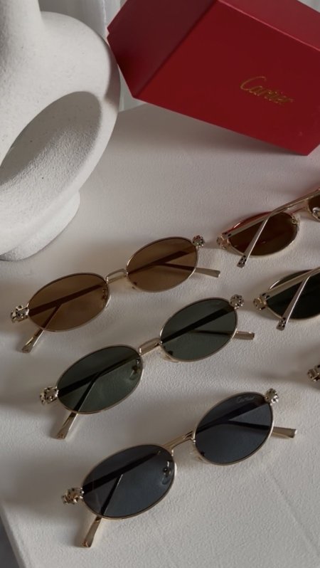 نظارة CARTIER / فل بكج علبة وكيس
